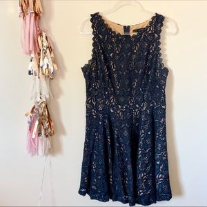 👗 Super cute juniors dress - navy blue - size 13